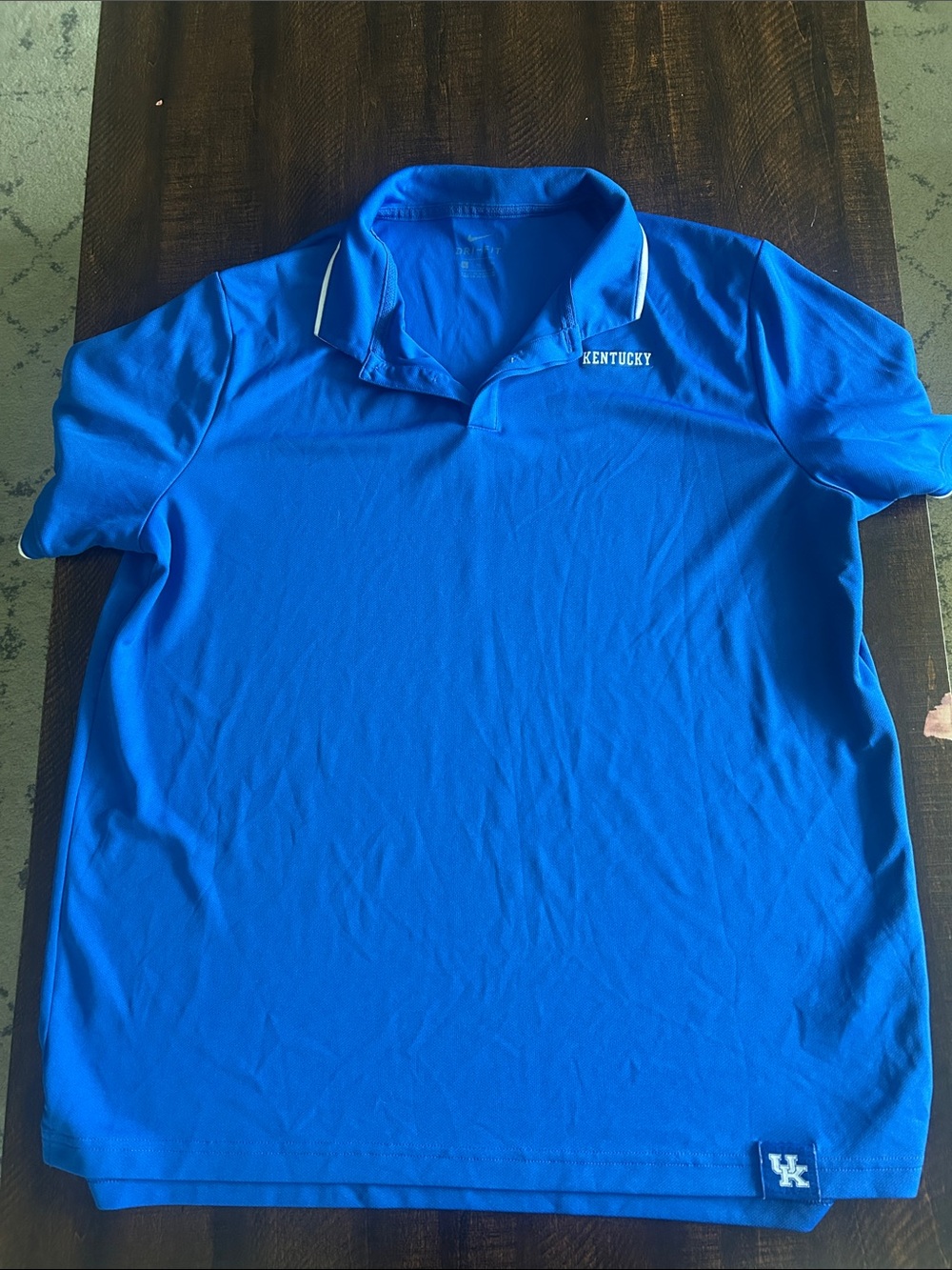 Nike Royal Blue Polo with White Trim